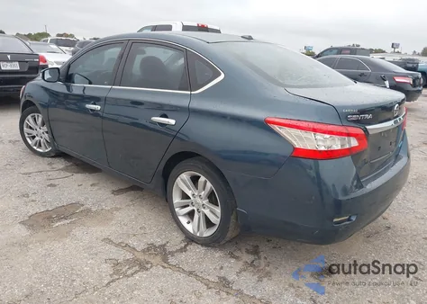 2013 Nissan Sentra Sl из США, поврежденный, VIN 3N1AB7AP3DL677221